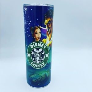 Beauty and the Beast tumbler